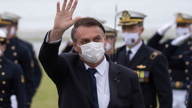 Prezydent Jair Bolsonaro był szeroko krytykowany za sposób, w jaki radził sobie z pandemią
